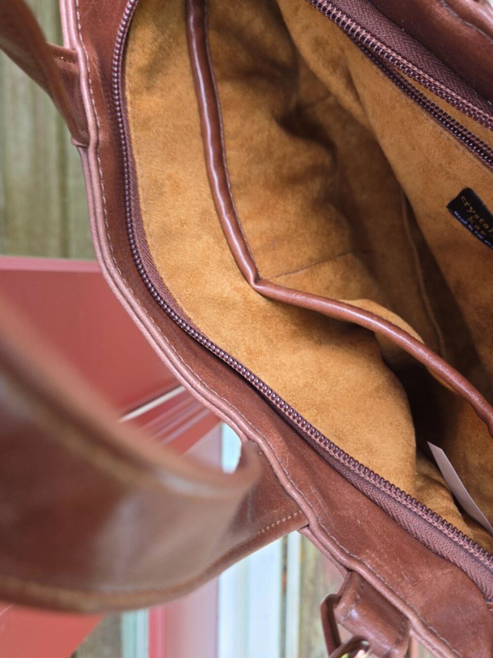 Mini Troubadour Tote/Crossbody VEGAN - includes mini LD Keyfinder keychain! - Picture 3 of 9